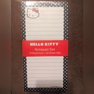 NWT Hello Kitty notepad set